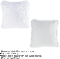 Decorative Pillows, 22 x 22, White view 3