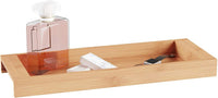 Bamboo Bathroom Vanity Tray-Natural Wood Eco-Friendly Holder view 1