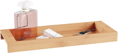 Bamboo Bathroom Vanity Tray-Natural Wood Eco-Friendly Holder