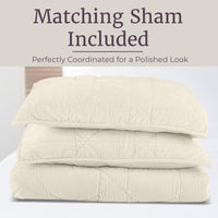 2PC Velvet Twin Quilt Set view 17