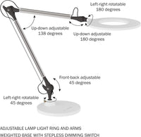 LED Desk Lamp - Swing Arm Architect Lamp view 2