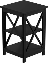 Wooden End Table, White view 10
