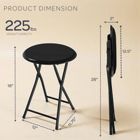 Folding Stool - Portable Backless Stool with 225lb Capacity view 20