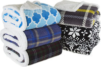 Reversible Plaid Fleece Blanket view 5