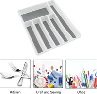 Silverware Drawer Organizer with 6 Sections view 5