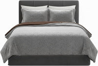 Faux Fur Comforter Set, 3 Piece Full/Queen Size view 1