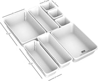 Home 8 Pc. Drawer Organizer Bin view 2