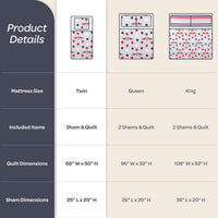 2-Piece Twin Quilt Set, Multicolor. view 18