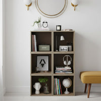 Cube Storage Organizer - 2-Shelf Modular Stackable Bookshelf view 12