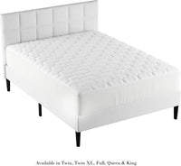 Padded Mattress Cover-100% Cotton Twin Overstuffed Quilted view 6