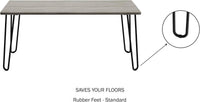 Small Space Coffee Table with Hairpin Legs view 5