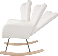 Rocking Chair - Teddy Fabric, (L) 27” x (W) 34.3” x (H) 39.8” view 4