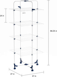 Clothes Drying Rack - 4-Tiered Laundry Station view 2