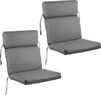 Outdoor Chair Cushions Set of 2-45x21.5x3in High Back Outdoor view 7