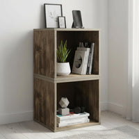 Cube Storage Organizer - 2-Shelf Modular Stackable Bookshelf view 14