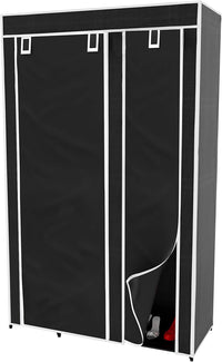 Portable Closet - Freestanding Covered Garment Rack Wardrobe view 6