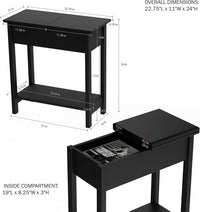Flip Top End Table - Set of 2 Living Room End Tables view 14