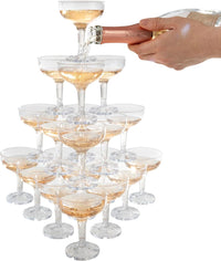 Plastic Champagne Glasses view 5