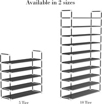 Shoe Storage Rack - 5-Tier Shoe Organizer for Closet view 11