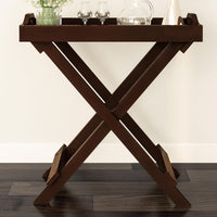 End Folding Modern Minimalist Wooden Contemporary Side Table view 25