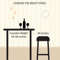 Counter Height Stools-Backless Kitchen or Dining Room Metal view 4