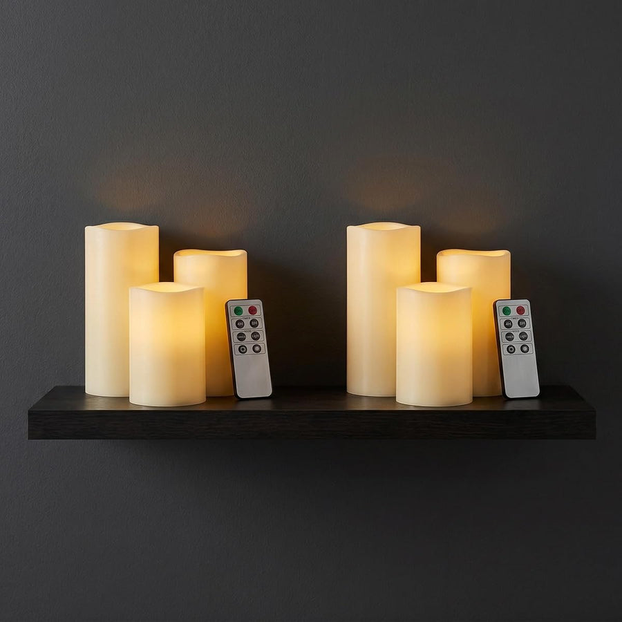 Flameless LED Candles, Yellow &mdash; Lavish Home