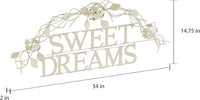 Bedroom Wall Decor - Sweet Dreams Decorative Wall Sign view 6