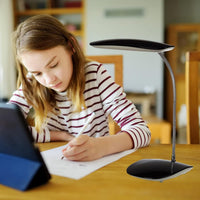 LED Desk Lamp - Contemporary Touch, (L) 5” x (W) 6.5” x (H) 18” view 5