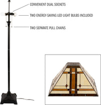 Tiffany Style Floor Lamp, Multicolor view 5