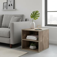 Cube Storage Organizer - 2-Shelf Modular Stackable Bookshelf view 2