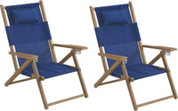 Beach Chair - Outdoor Weather-Resistant Wood Folding Chair view 22