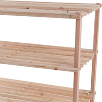 2-Tier Bamboo Shoe Rack/Bench view 9