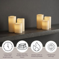 Flameless LED Candles, Yellow view 4