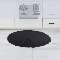 Bathroom Rugs - 2-Piece Woven 1560GSM Cotton Bath Mat Set view 22