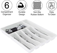 Silverware Drawer Organizer with 6 Sections view 4