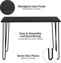 Desk with Hairpin Legs - Modern Industrial Style Home Decor view 8