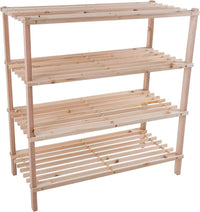 2-Tier Bamboo Shoe Rack/Bench view 7