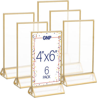 4x6 Picture Frames 6-Pack