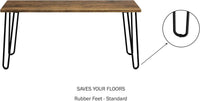 Small Space Coffee Table with Hairpin Legs view 16