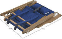 Beach Chair - Outdoor Weather-Resistant Wood Folding Chair view 24