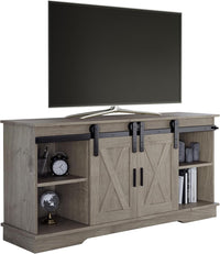 TV Stand - Entertainment Center with Media Console Shelves view 3