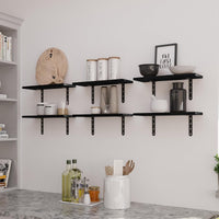 Floating Shelves - Set of 6 Shelves for Living Room, Kitchen view 11