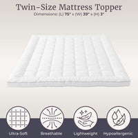 Down Alternative Mattress Topper view 3