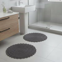 Bathroom Rugs - 2-Piece Woven 1560GSM Cotton Bath Mat Set view 7