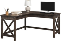 Computer Desk for Home Office, Dark Gray view 6
