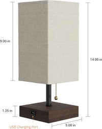 LED Desk Lamp with USB Charging Port view 6