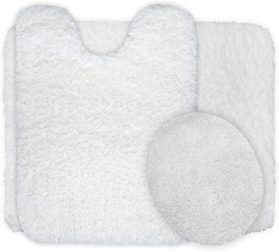 3-Piece Bathroom Rug Set, 9" x 9" (Rectangular)