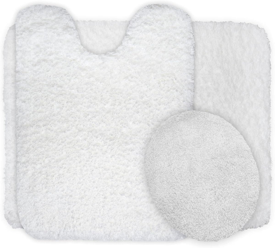 3-Piece Bathroom Rug Set, 9" x 9" (Rectangular) &mdash; Lavish Home