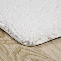 Memory Foam Shag Bath Mat (24x58), White view 2