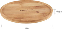 Lazy Susan - All-Natural Bamboo Round Single Tier Turntable view 2